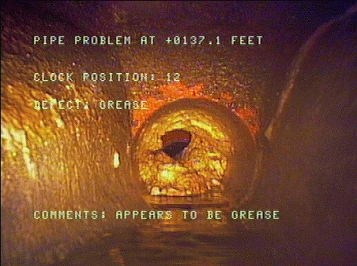 FOG in sewer lateral